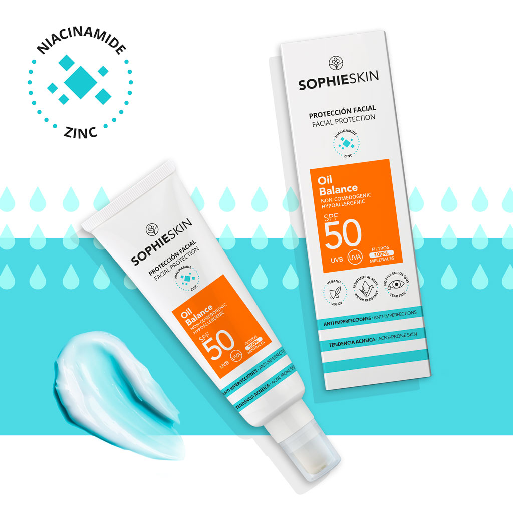 Protector solar facial Oil Balance SPF50